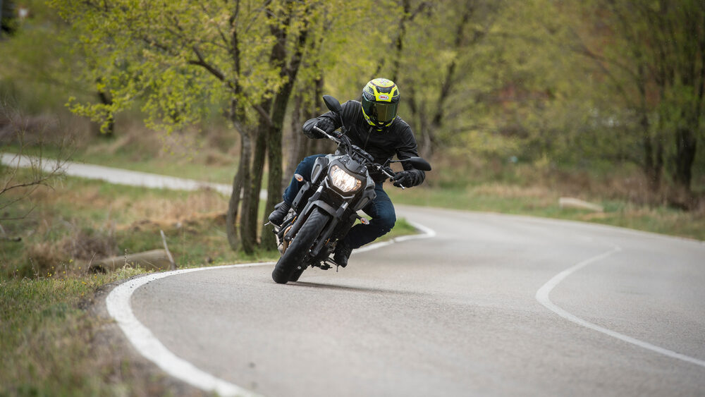 Motorcycle riding in Europe