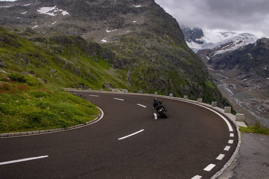 Motorcycling the high altitude roads in Norway