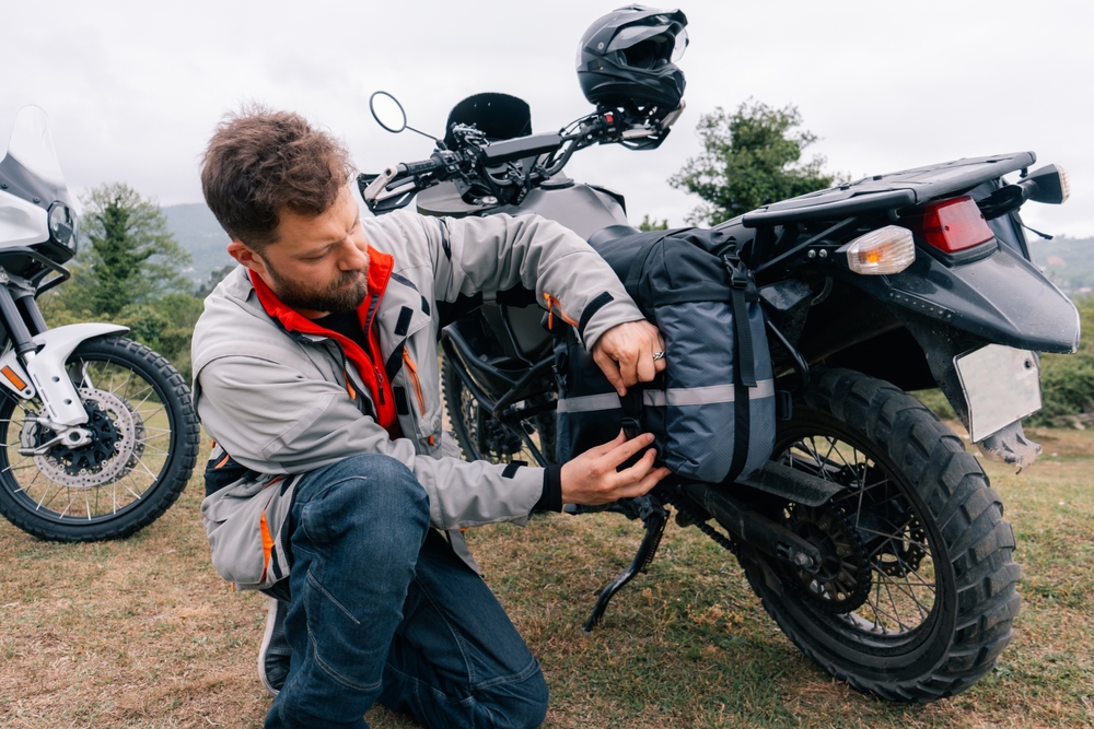Adventure riding gear adjustment