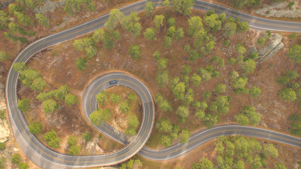 The Tail of Dragon road